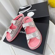 Kitlife Chanel Sandals Silver & Black - 1