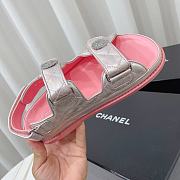 Kitlife Chanel Sandals Silver & Black - 5