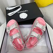 Kitlife Chanel Sandals Silver & Black - 2