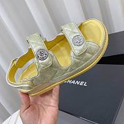 Kitlife Chanel Sandals Silver & Yellow - 4