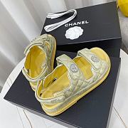 Kitlife Chanel Sandals Silver & Yellow - 2