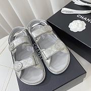 Kitlife Chanel Sandals Silver  - 1