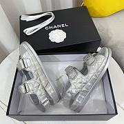 Kitlife Chanel Sandals Silver  - 6