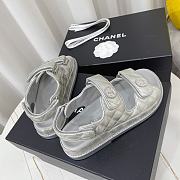 Kitlife Chanel Sandals Silver  - 3