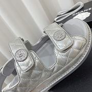 Kitlife Chanel Sandals Silver  - 2