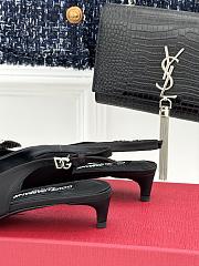 Kitlife Dolce & Gabbana Rhinestone Bow Sandals Black - 5