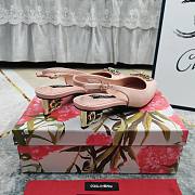 Kitlife Dolce & Gabbana Rhinestone Buckle Decorated Closed Toe Sandals Pink - 6