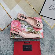 Kitlife Dolce & Gabbana Rhinestone Buckle Decorated Closed Toe Sandals Pink - 3