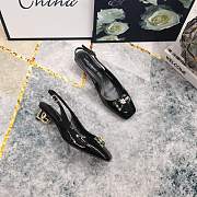 Kitlife Dolce & Gabbana Rhinestone Buckle Decorated Closed Toe Sandals Black - 1