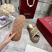 Kitlife Gucci 2025 GG Thick-soled Platform Mule Beige & White - 6
