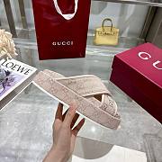 Kitlife Gucci 2025 GG Thick-soled Platform Mule Cream - 6