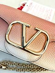 Kitlife Valentino Garavani Miniloc Calfskin Bag Pink Gradient 20x11x5cm - 3