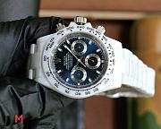 Kitlife Rolex Daytona Watch Dark Blue 43mm  - 2
