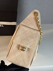 Kitlife Chanel 25C Drawstring Bucket Hobo Bag Beige 30×26×14cm  - 6