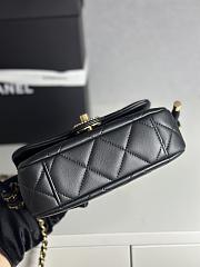 Kitlife Chanel 25C Braided Knotted Bag Black 18x5x13cm - 6