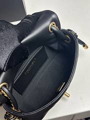 Kitlife Chanel 25C Braided Knotted Bag Black 18x5x13cm - 4