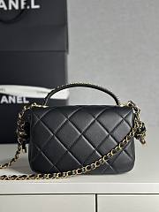 Kitlife Chanel 25C Braided Knotted Bag Black 18x5x13cm - 2