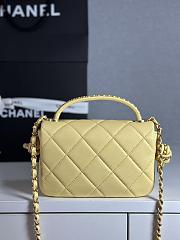 Kitlife Chanel 25C Braided Knotted Bag Yellow 18x5x13cm - 3