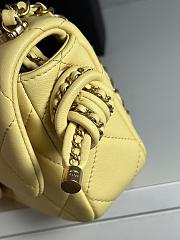 Kitlife Chanel 25C Braided Knotted Bag Yellow 18x5x13cm - 2