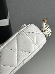 Kitlife Chanel 25C Braided Knotted Bag White 18x5x13cm - 3