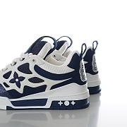 Kitlife Louis Vuitton Skate Sneakers Blue & White - 3