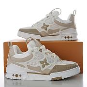 Kitlife Louis Vuitton Skate Sneakers Beige & White - 6