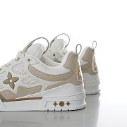 Kitlife Louis Vuitton Skate Sneakers Beige & White - 5