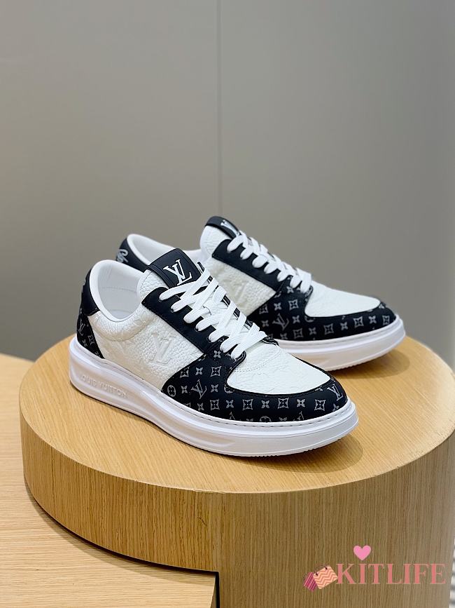 Kitlife Louis Vuitton Bevery Hills Sneakers Black & White - 1