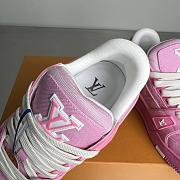 Kitlife Louis Vuitton Trainer Sneakers Pink - 4