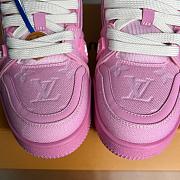 Kitlife Louis Vuitton Trainer Sneakers Pink - 5
