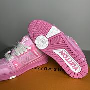 Kitlife Louis Vuitton Trainer Sneakers Pink - 3