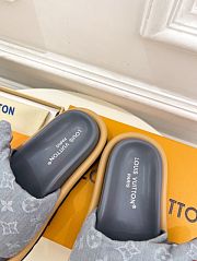 Kitlife Lousi Vuitton Pool Pillow Comfort Grey Denim Slippers - 4