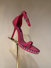 Kitlife Dolce & Gabbana Crystal Diamond Buckle High Heels Pink 100mm - 2