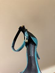 Kitlife Dolce & Gabbana Crystal Diamond Buckle High Heels Blue 100mm - 6