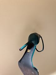 Kitlife Dolce & Gabbana Crystal Diamond Buckle High Heels Blue 100mm - 5