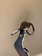 Kitlife Dolce & Gabbana Crystal Diamond Buckle High Heels Leopard Print 100mm - 2