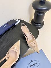 Kitlife Prada Mesh Slingback Pumps Beige - 6