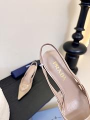 Kitlife Prada Mesh Slingback Pumps Beige - 2