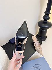 Kitlife Prada Mesh Slingback Pumps Beige - 4
