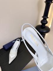 Kitlife Prada Mesh Slingback Pumps White - 5