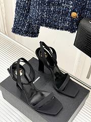 Kitlife Saint Laurent Black Heeled Sandals Dominique - 1