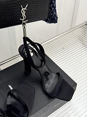 Kitlife Saint Laurent Black Heeled Sandals Dominique - 6