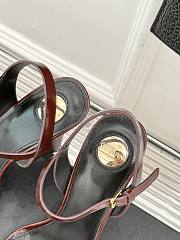 Kitlife Saint Laurent Dark Brown Muiticolor Heeled Sandals Dominique - 2