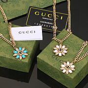 Kitlife Gucci Double G Necklace Blue / Pink - 1