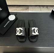 Kitlife Chanel Classic Vintage Slippers Black & White - 1