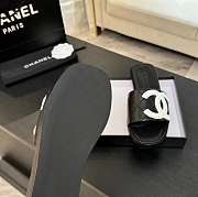 Kitlife Chanel Classic Vintage Slippers Black & White - 5
