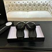 Kitlife Chanel Classic Vintage Slippers Full Black - 6