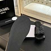 Kitlife Chanel Classic Vintage Slippers Full Black - 5