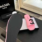 Kitlife Chanel Classic Vintage Slippers Pink & Black - 6