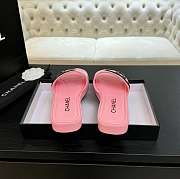 Kitlife Chanel Classic Vintage Slippers Pink & Black - 4